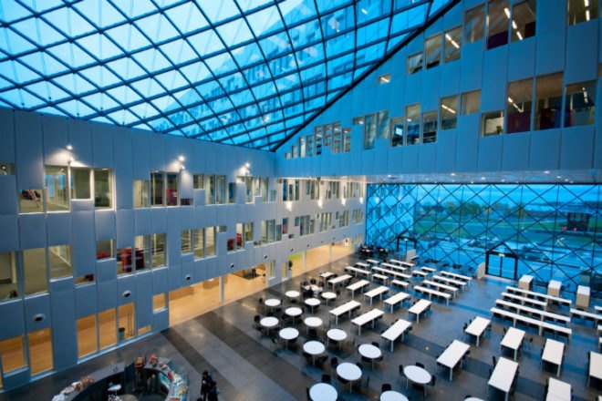 Statoil Offices, A-Lab, eco office, prefab office, high performance facade, energy efficient design, norway