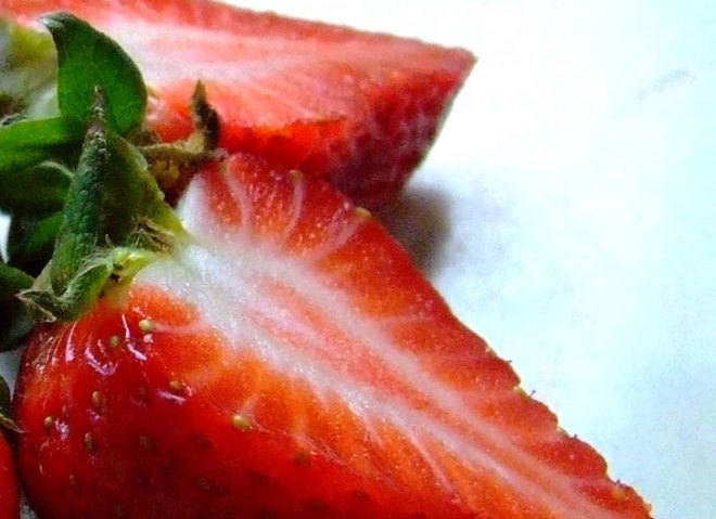 Strawberry halves