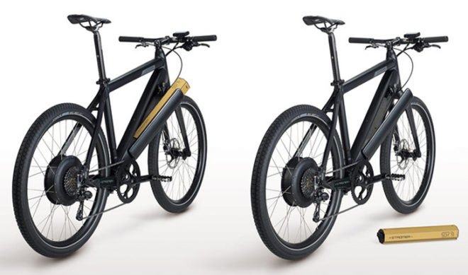 Stromer Eelctric Bike, Stromer ST1 bike. battery-powered bikes, green transportation, cycling, bicycle design, electric bike design, bike charger, iPod Nano bike
