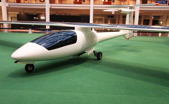 Sunseeker Duo, Solar Flight, AERO Global Show for General Aviation, solar-powered plane, solar power, solar cells, green transportation, sunseeker plane, solar aircraft, solar design, photovoltaics, energy efficient plane, fuel-free plane
