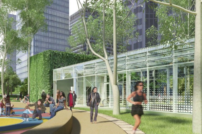 Transbay Transit Center, Pelli Clark Pelli, san francisco, transit center, construction update, train station, green roof,