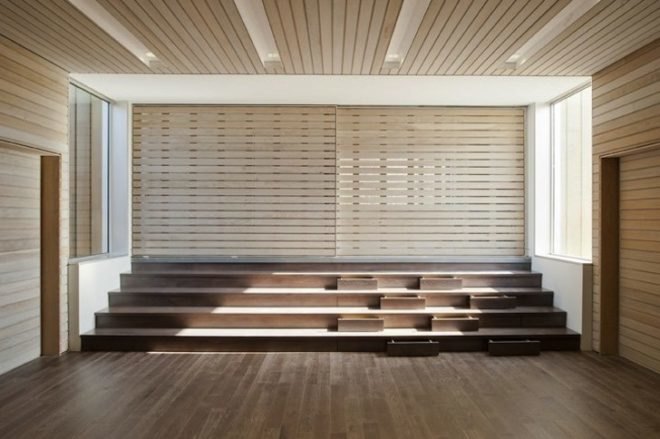 MacKay-Lyons Sweetapple Architects, Two Hull House, Canada, Nova Scotia, sustainable design, eco-design, green design, daylighting, geothermal energy, cantilevering houses, wood,