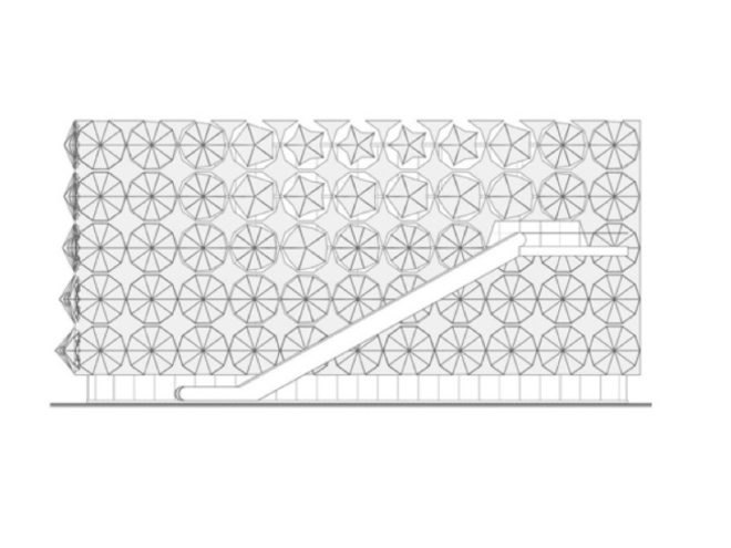 Madrid, Spain, Shanghai Pavilion, bamboo, steel, Corten steel, parasols, steel umbrellas, daylighting, sustainable renovation, natural ventilation, green design, sustainable design, eco-design, Foreign Office Architects, 3Gatti Architecture Studio
