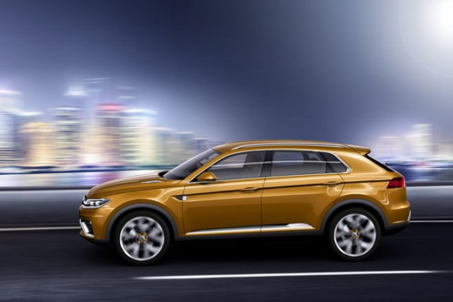 Volkswagen, Volkswagen hybrid, Volkswagen plug-in hybrid, Volkswagen CrossBlue Coupe concept, 2013 Shanghai Auto Show, green car, green transporation, hybrid, plug-in hybrid, hhybrid suv