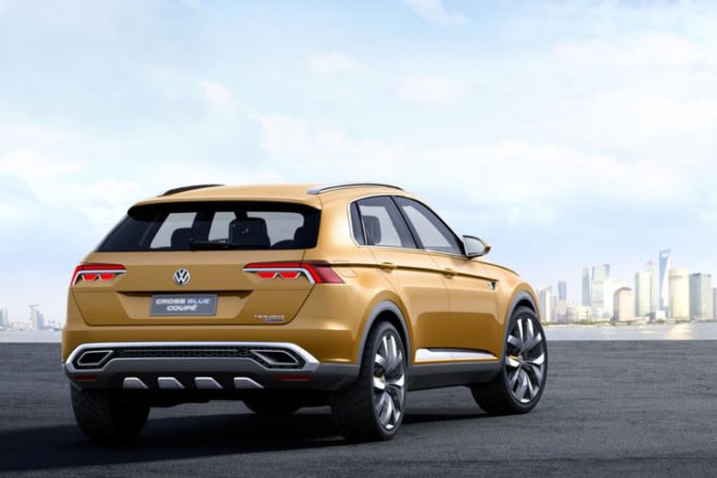 Volkswagen, Volkswagen hybrid, Volkswagen plug-in hybrid, Volkswagen CrossBlue Coupe concept, 2013 Shanghai Auto Show, green car, green transporation, hybrid, plug-in hybrid, hhybrid suv