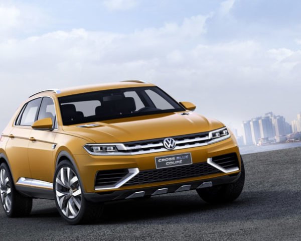 Volkswagen, Volkswagen hybrid, Volkswagen plug-in hybrid, Volkswagen CrossBlue Coupe concept, 2013 Shanghai Auto Show, green car, green transporation, hybrid, plug-in hybrid, hhybrid suv