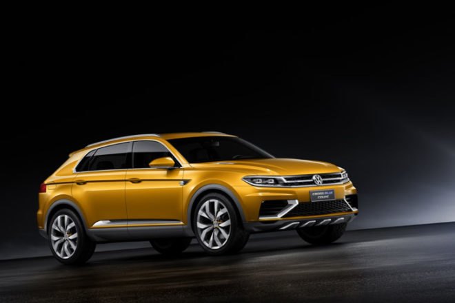 Volkswagen, Volkswagen hybrid, Volkswagen plug-in hybrid, Volkswagen CrossBlue Coupe concept, 2013 Shanghai Auto Show, green car, green transporation, hybrid, plug-in hybrid, hhybrid suv