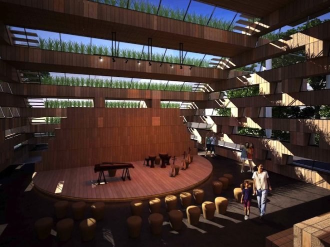 green design, sustainable design, Expo 2015, Milan, Viet Nam, H&P Architects, eco-design, urban agriculture, sustainable agriculture, recycled materials, salvaged materials, rice farms,