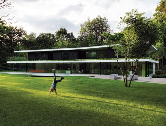 Villa L Netherlands, Powerhouse Company, RAU, sustainable building, green roofed house, natural light, residential architecture, water storage, PV cells, energy efficient building, Utrecht architecture