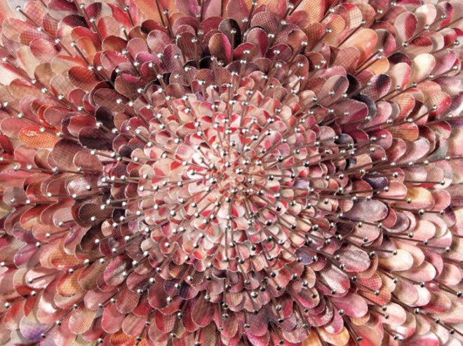david adey, collage, paper, found art, magazine, google search, pin, mandala