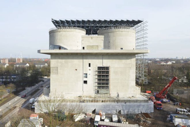 Wilhelmsburg, Hamburg, Energy Bunker, Flak Bunker, Energiebunker