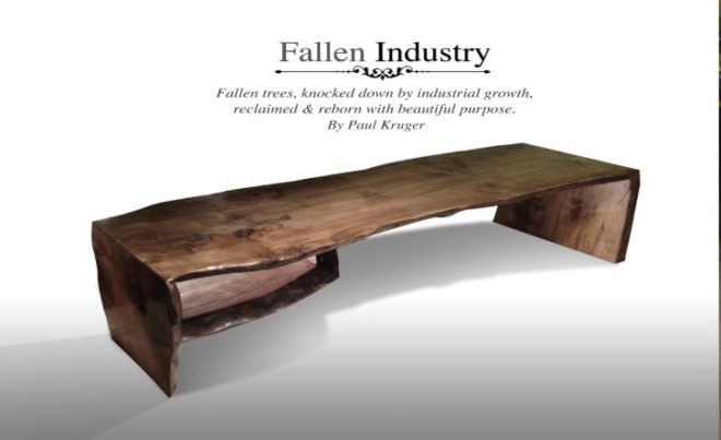 fallen industry, Paul Kruger, organic furniture, eco furniture, eco friendly furniture, reclaimed wood, wood sculptures, hudson river, reclaimed wood furniture, upper west side