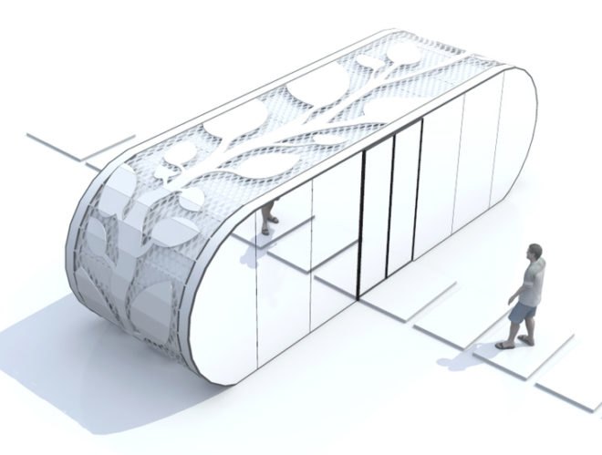 green cabinet, shipping container pavilion, recycled shipping container, cargotecture, shipping container, green architecture, sustainable architecture, green building, sustainable design, green design