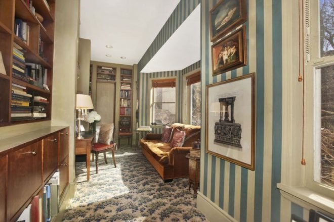 The rooms in this elegant dwelling offer 10'9 ceilings that invite in lots of light and space graciously. Featuring a grand living room and parlor for entertaining, this home captures West Village living with a luxury feel. The home also boasts an original 1838 wood burning fireplace (one of three) for keeping cozy during cold New York nights. The featured grandfathered treehouse rests above a gardening shed and was landscaped and designed by Edwina vonGal-- an East Hampton, New York-based designer who has brilliantly landscaped the gardens of the affluent and currently teaches environmental stewardship in Panama. The private backyard offers an intelligent escape for private dining, relaxing and entertaining in the heart of the city. Also boasting marble baths and a chef's kitchen, coming home to this elegantly designed oasis in a one of Manhattan's prettiest neighborhoods is treat. Other features of the home include central air, a washer and dryer and a storage room in the basement.