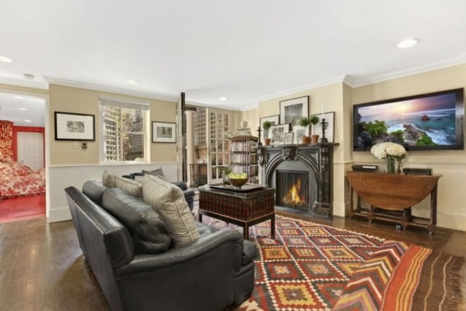 The rooms in this elegant dwelling offer 10'9 ceilings that invite in lots of light and space graciously. Featuring a grand living room and parlor for entertaining, this home captures West Village living with a luxury feel. The home also boasts an original 1838 wood burning fireplace (one of three) for keeping cozy during cold New York nights. The featured grandfathered treehouse rests above a gardening shed and was landscaped and designed by Edwina vonGal-- an East Hampton, New York-based designer who has brilliantly landscaped the gardens of the affluent and currently teaches environmental stewardship in Panama. The private backyard offers an intelligent escape for private dining, relaxing and entertaining in the heart of the city. Also boasting marble baths and a chef's kitchen, coming home to this elegantly designed oasis in a one of Manhattan's prettiest neighborhoods is treat. Other features of the home include central air, a washer and dryer and a storage room in the basement.