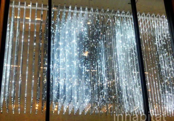 green design, eco design, sustainable design, LED sculpture, Leo Villareal, Durst Organization, Avenue of the Americas