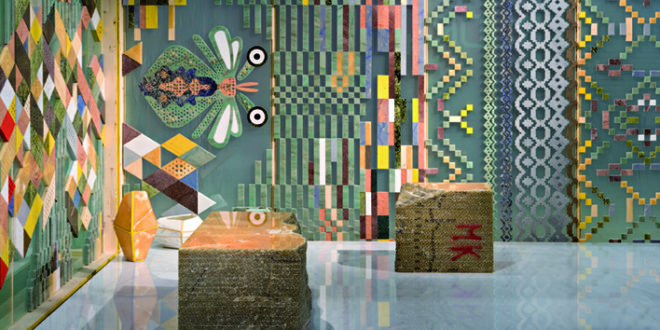 earthquake, budri, patricia urquiola, slabs, fragments, design, italy, salone del mobile, furniture fair, milan, 2013, origami, vases, marble, onyx, marblelace, natfuses macrosteria, tables, vases, coverings, stones, secret room