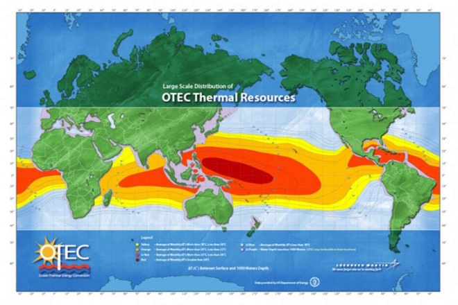 OTEC, China, Lockheed Martin, Renewable Energy Ridgewood Group