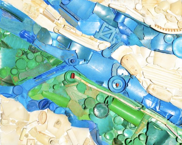 harry delorme, post-consumed, recycled materials, eco art, green art, sustainable design, green design, recycled objects, plastic pollution, found objects