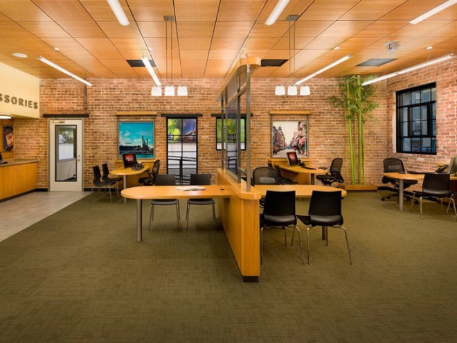 Toyota San Francisco, LEED, green car dealership, green building, sustainable building, test drive, Toyota RAV4 EV, RAV4, electric car, green car, green transportation, Laura K. Cowan