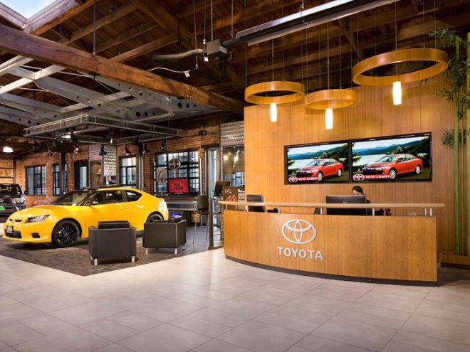 Toyota San Francisco, LEED, green car dealership, green building, sustainable building, test drive, Toyota RAV4 EV, RAV4, electric car, green car, green transportation, Laura K. Cowan