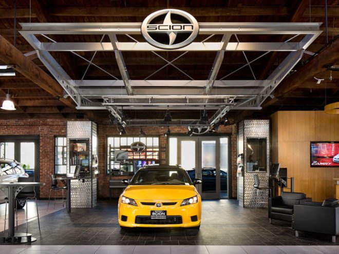 Toyota San Francisco, LEED, green car dealership, green building, sustainable building, test drive, Toyota RAV4 EV, RAV4, electric car, green car, green transportation, Laura K. Cowan