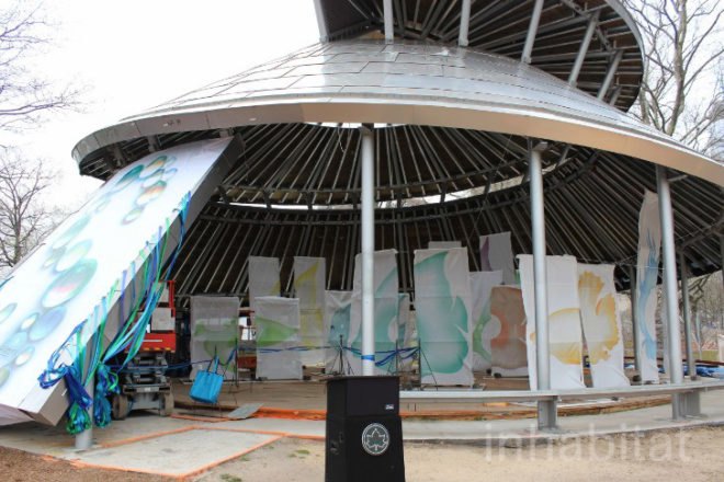 WXY, The Battery Conservancy, sea glass, seaglass, seaglass carousel, sea glass carousel, green design, eco design, sustainable design, battery park, green architecture nyc, nyc carousels