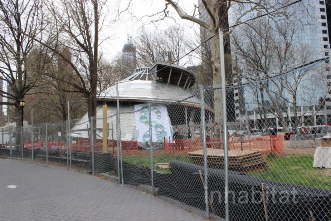 WXY, The Battery Conservancy, sea glass, seaglass, seaglass carousel, sea glass carousel, green design, eco design, sustainable design, battery park, green architecture nyc, nyc carousels