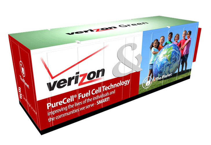 verizon, verizon green energy project, verizon launches green energy project, verizon wireless, verizon sustainability, fuel cells, verizon fuel cells, verizon solar power, solar power, solar energy, green energy, green design, eco design, sustainable design