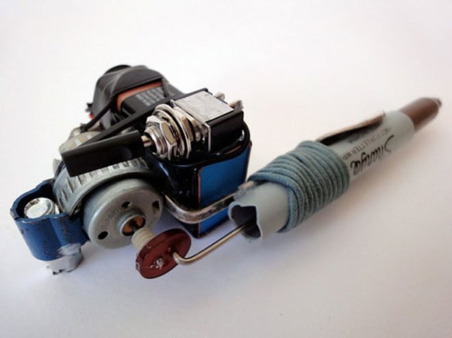 goof vermeulen, tattoo machine, found objects, prison, jail. body art, netherlands