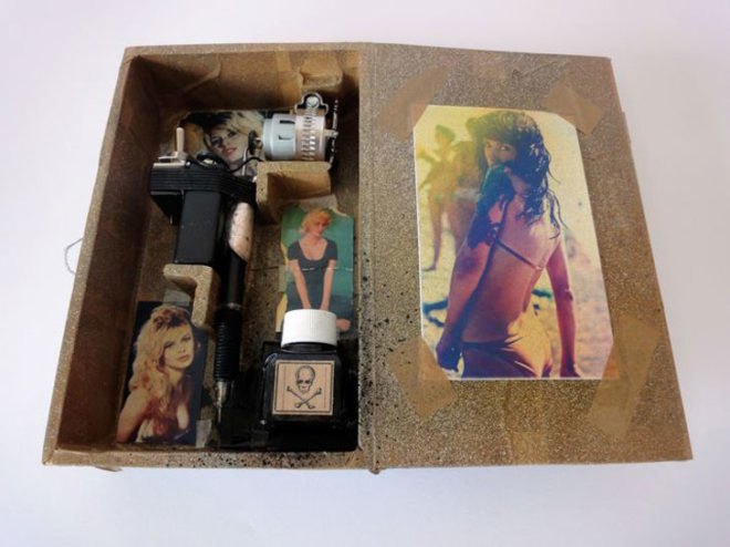 goof vermeulen, tattoo machine, found objects, prison, jail. body art, netherlands