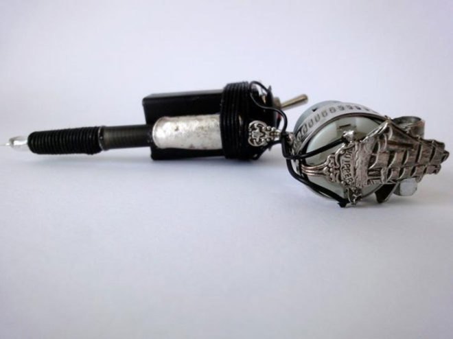 goof vermeulen, tattoo machine, found objects, prison, jail. body art, netherlands