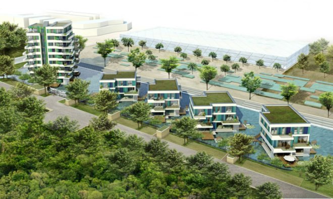 The WaterHouses, Hamburg, Germany, Passive House, IBA Hamburg, International Building Exhibition