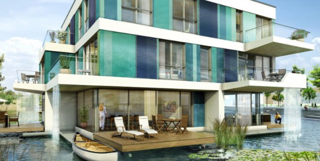 The WaterHouses, Hamburg, Germany, Passive House, IBA Hamburg, International Building Exhibition