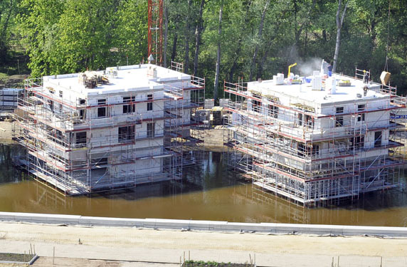 The WaterHouses, Hamburg, Germany, Passive House, IBA Hamburg, International Building Exhibition