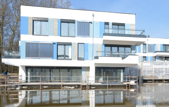 The WaterHouses, Hamburg, Germany, Passive House, IBA Hamburg, International Building Exhibition