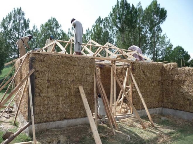 urgent architecture, PAKSBAB, Straw Bale, Earthquake Resistant Home, Pakistan Earthquake, bridgette meinhold, green design, eco design, sustainable design, prefab housing, adaptable housing, inhabitat book review, book review, disaster housing, green architecture, sustainable architecture, eco architecture, green books, bridgette meinhold interview, resilient architecture, resilient design, disaster design, design for disaster preparedness, design to withstand disasters