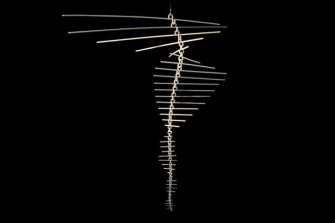 3D-printed mobile, by Marco Mahler, Henry Segerman, 3d printing, 3d-printed sculpture