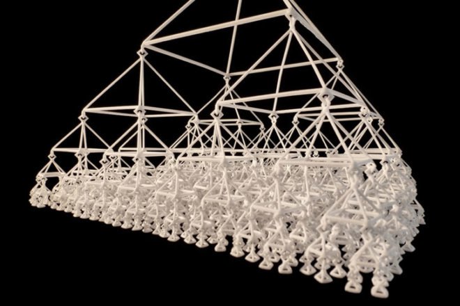 3D-printed mobile, by Marco Mahler, Henry Segerman, 3d printing, 3d-printed sculpture