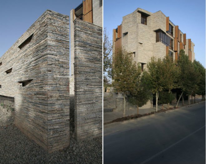 Apartment No 1, Architecture by Collective Terrain, recycled stone, local stone, recycled materials, mahallat, iran, upcycled materials