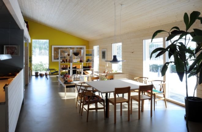 Architects Rudanko + Kankkunen, Atelier Heikkilä, central Finland, Finnish architecture, Finnish design, geothermal power, geothermally-heated homes in Finland, sustainable design, eco-design, green design,