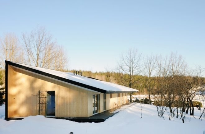 Architects Rudanko + Kankkunen, Atelier Heikkilä, central Finland, Finnish architecture, Finnish design, geothermal power, geothermally-heated homes in Finland, sustainable design, eco-design, green design,