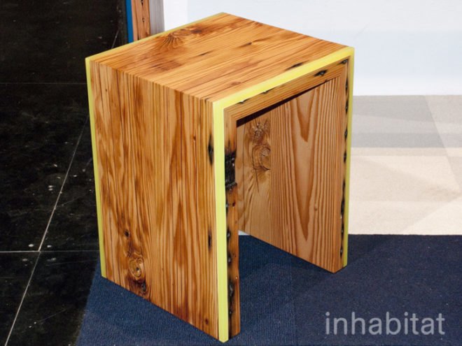 Noble Goods, BKLYN Designs, Brooklyn Designs, Amanda Coen, New York City, Inhabitat, Inhabitat NYC, sustainable design, eco design, green design, reclaimed wood, salvaged wood, salvaged materials, recycled aluminium, recycled materials, industrial design, furniture design, home goods, house ware, West Elm, Brooklyn, Brooklyn Chamber of Commerce, Christopher Moore, Molly FitzSimons, resin, resin inlay, eco resin, FSC certified, FSC wood