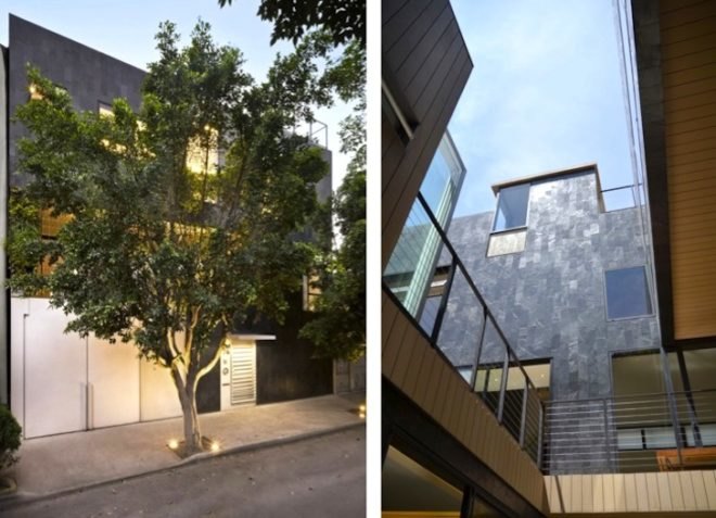 vertical garden in Mexico city, Casa CorManca, Mexico City architecture, green design, sustainable design, eco-design, living wall in homes, passive design, daylighting, low-energy homes, nature as a design element, Paul Cremoux Studio, Casa CorManca