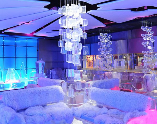 green design, eco design, sustainable design , Chillout Cafe, ice cafe Dubai, Sharaf Group, ice hotel, Burj Khalifa