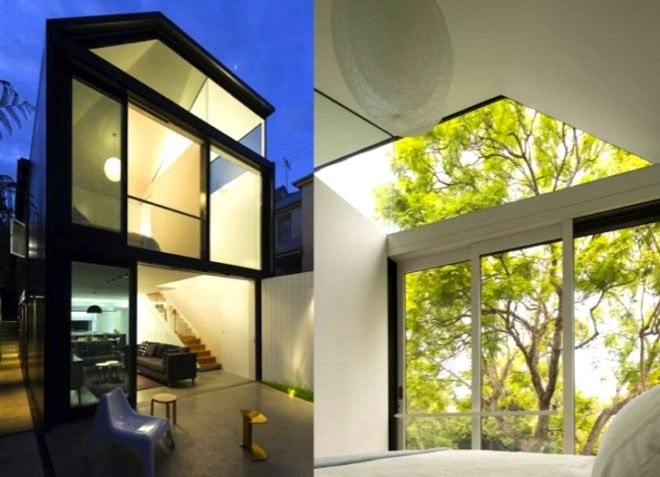 sustainable renovation, green renovation in Sydney, Christopher Polly, skylights, daylighting, natural light, green design, sustainable design, eco-design, Cosgriff House in Australia, natural ventilation, light wells,