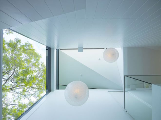 sustainable renovation, green renovation in Sydney, Christopher Polly, skylights, daylighting, natural light, green design, sustainable design, eco-design, Cosgriff House in Australia, natural ventilation, light wells,