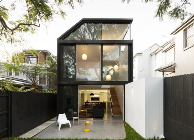 sustainable renovation, green renovation in Sydney, Christopher Polly, skylights, daylighting, natural light, green design, sustainable design, eco-design, Cosgriff House in Australia, natural ventilation, light wells,