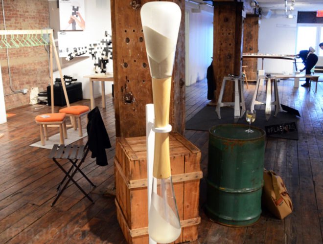 Hourglass Lamp, Danielle Trofe, wanted design, wanted design 2013, new york design week, sustainable design, green design, green furniture, green interiors, eco products, energy-efficient lights, nydw, new york design week 2013, wanteddesign