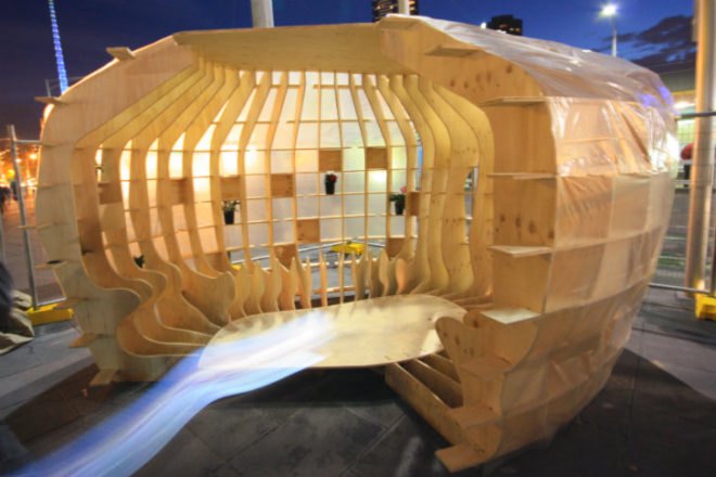 Emergency Shelter, BVN Architecture, melbourne, emergency shelter exhibition, disaster relief, rapid shelters
